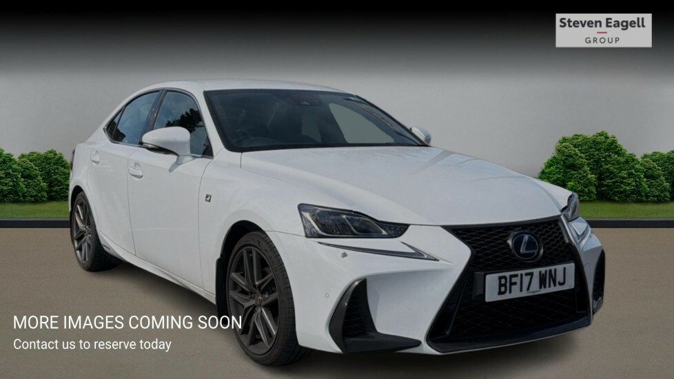 Lexus IS 2.5 300H F Sport E-cvt Euro 6 Ss White