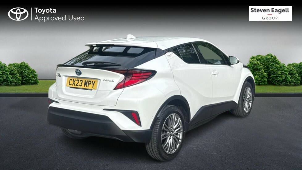 Toyota C-Hr 1.8 Vvt-h Excel Cvt Euro 6 Ss CX23MPY White #2