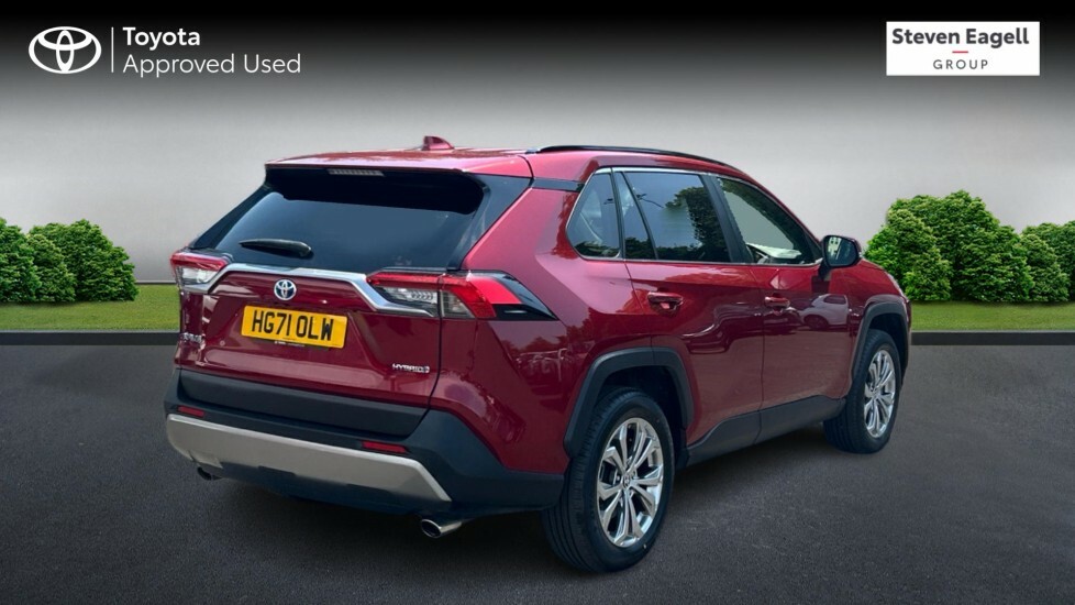 Toyota Rav 4 2.5 Vvt-h Design Cvt Euro 6 Ss HG71OLW Red #2