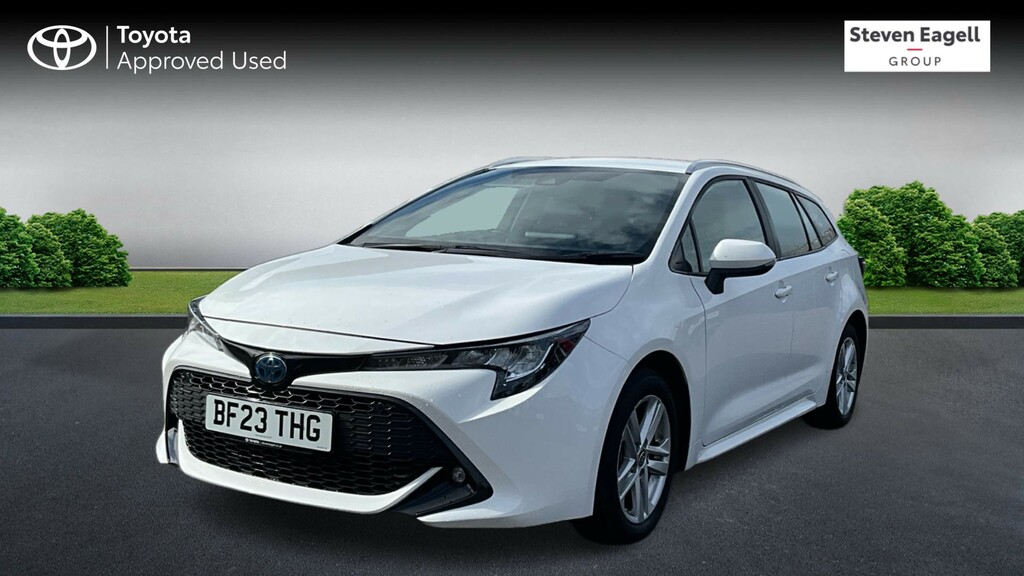 Toyota Corolla 1.8 Vvt-h Icon Touring Sports Cvt Euro 6 Ss BF23THG White #3