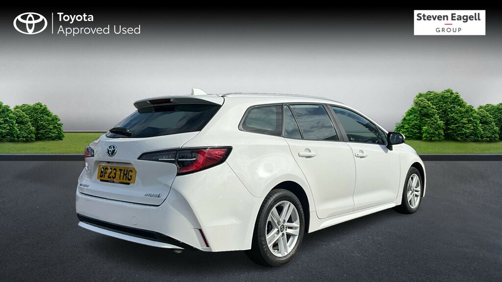 Toyota Corolla 1.8 Vvt-h Icon Touring Sports Cvt Euro 6 Ss BF23THG White #2