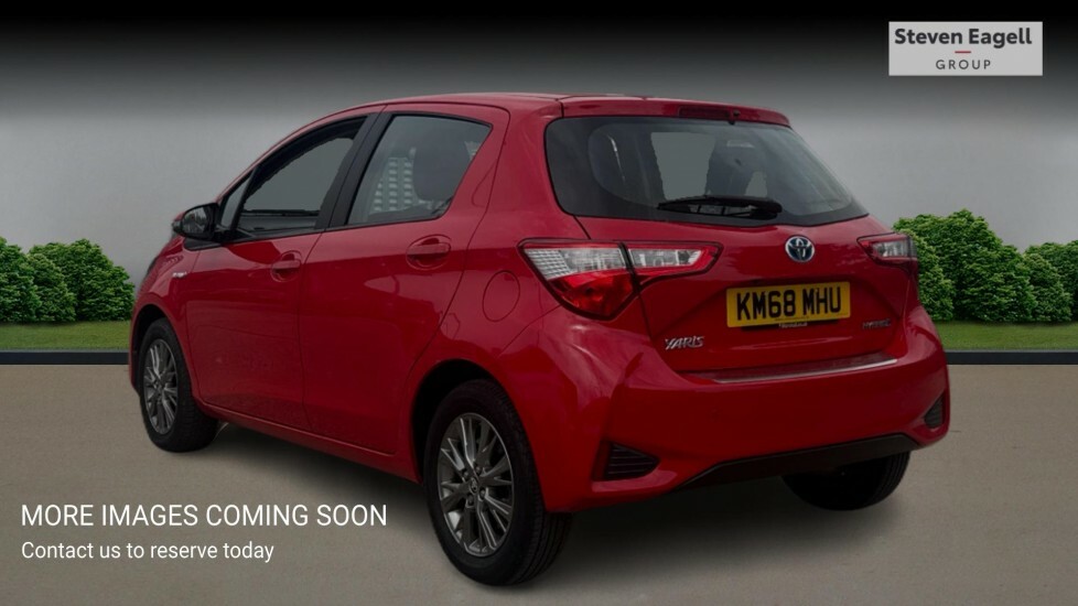 Toyota Yaris 1.5 Vvt-h Icon E-cvt Euro 6 Ss KM68MHU Red #2