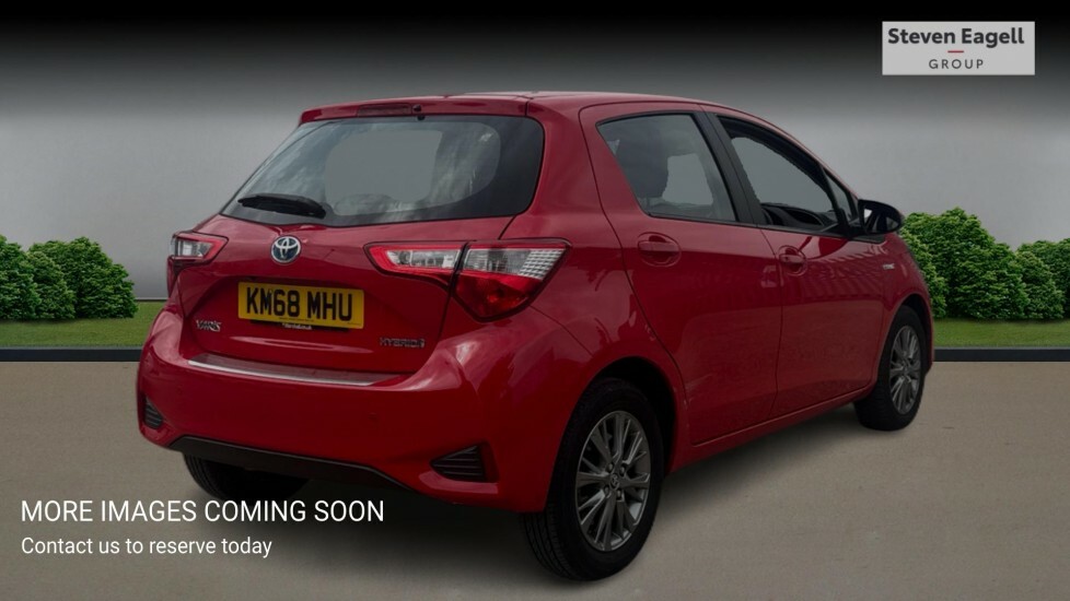 Toyota Yaris 1.5 Vvt-h Icon E-cvt Euro 6 Ss KM68MHU Red #4