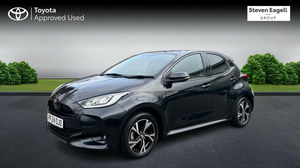 Toyota Yaris 1.5 Vvt-h Design E-cvt Euro 6 Ss PF24OJO Black #3