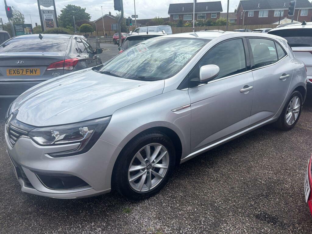 Renault Megane 1.5 Dci Dynamique Nav Euro 6 S S ML66GME Silver #3
