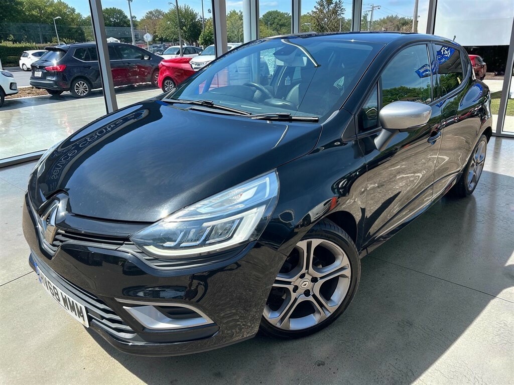 Renault Clio 0.9 Tce Gt Line Euro 6 Ss HV68WMM Black #3