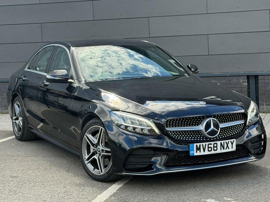 Mercedes-Benz C Class Saloon 1.5 C200 Mhev Eq Boost Amg Line G-tronic E Black