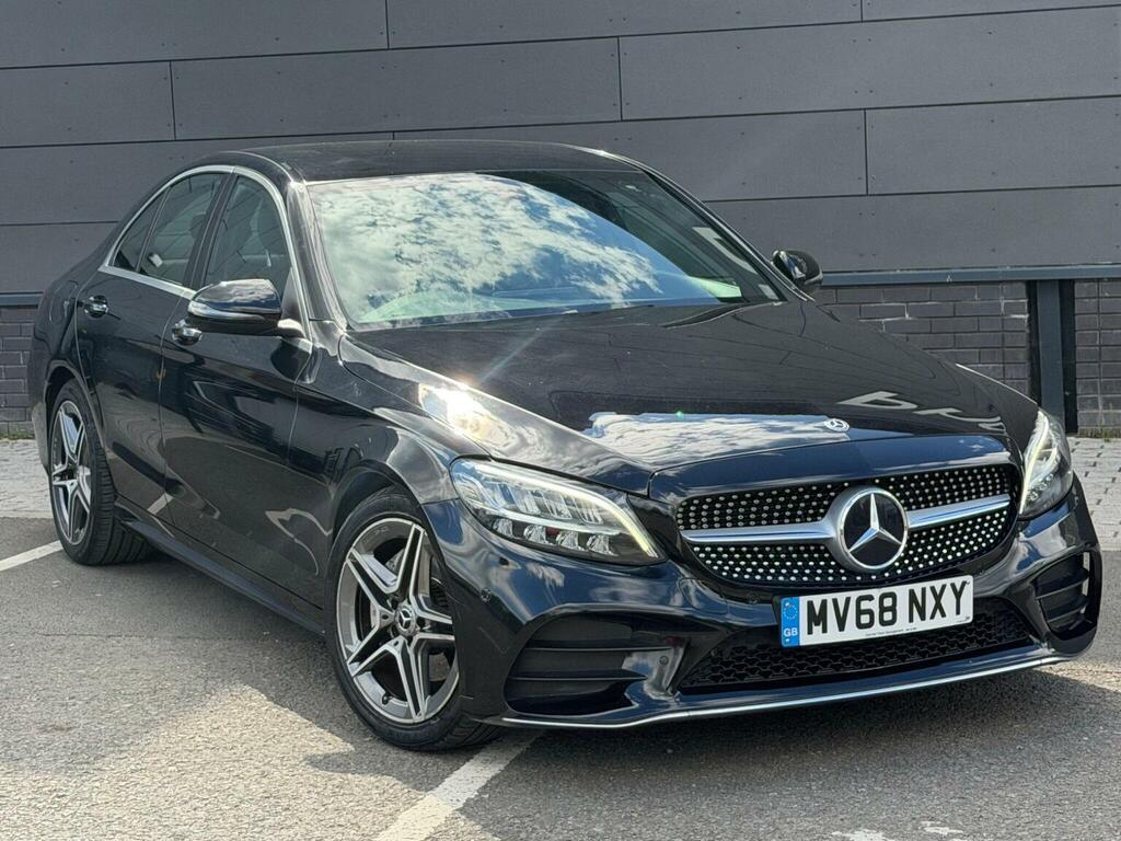 Mercedes-Benz C Class Saloon 1.5 C200 Mhev Eq Boost Amg Line G-tronic E MV68NXY Black #3