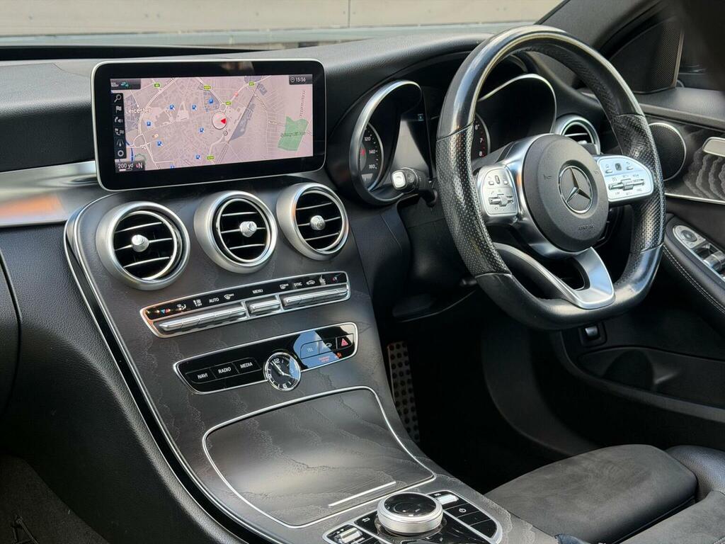 Mercedes-Benz C Class Saloon 1.5 C200 Mhev Eq Boost Amg Line G-tronic E MV68NXY Black #2
