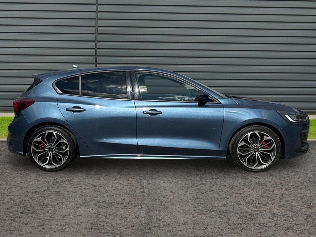 Ford Focus 1.0 1.0T Ecoboost Mhev St Line X Hatchback Pet LB73MTU Blue #4