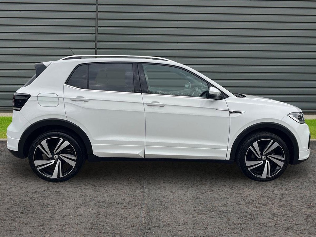 Volkswagen T-Cross 1.0 Tsi R Line Suv Dsg White #4