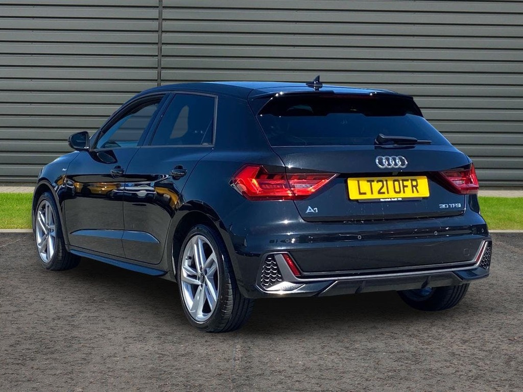Audi A1 1.0 Tfsi 30 S Line Sportback S Tronic LT21OFR Black #5