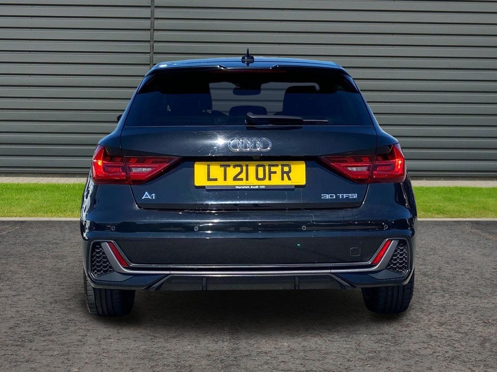 Audi A1 1.0 Tfsi 30 S Line Sportback S Tronic LT21OFR Black #4