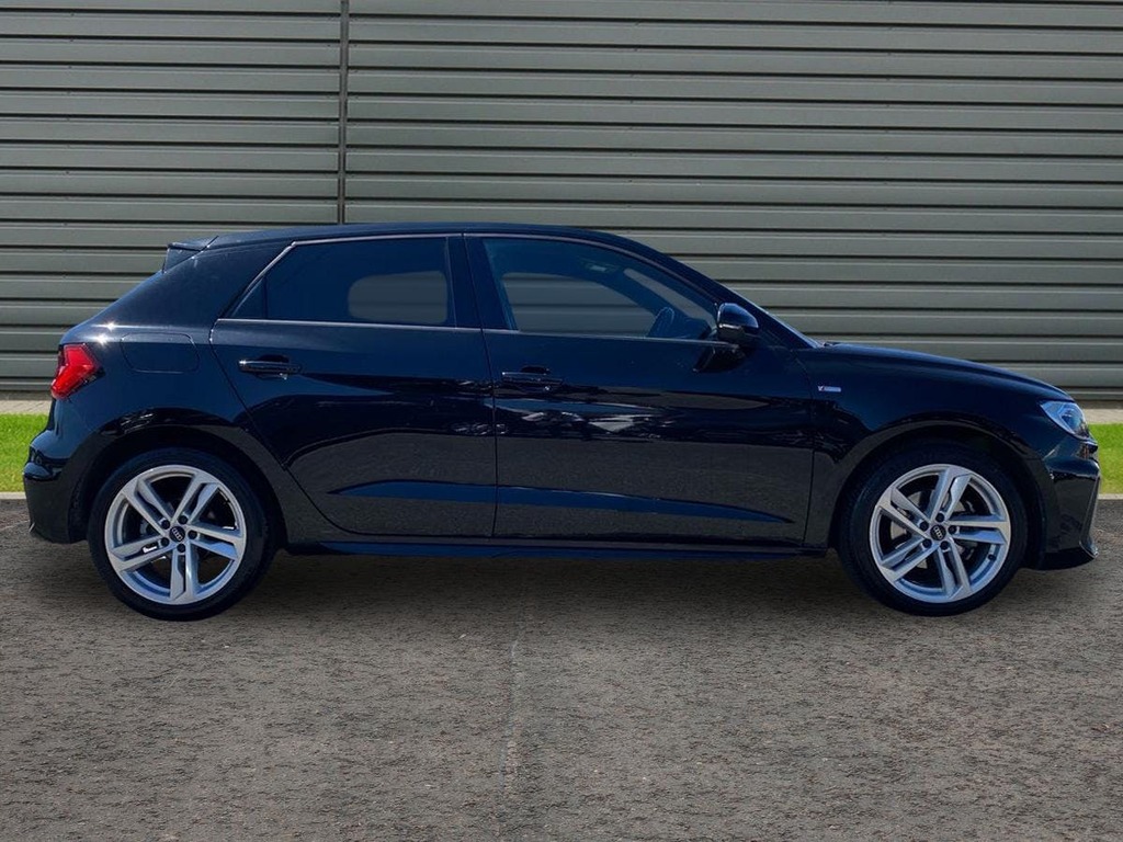 Audi A1 1.0 Tfsi 30 S Line Sportback S Tronic LT21OFR Black #2