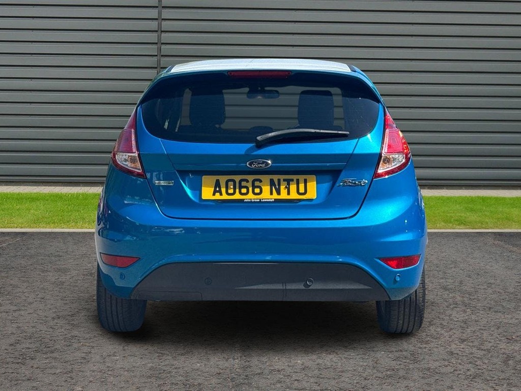 Ford Fiesta 1.0T Ecoboost Zetec Blue Edition Hatchback Pet AO66NTU Blue #4