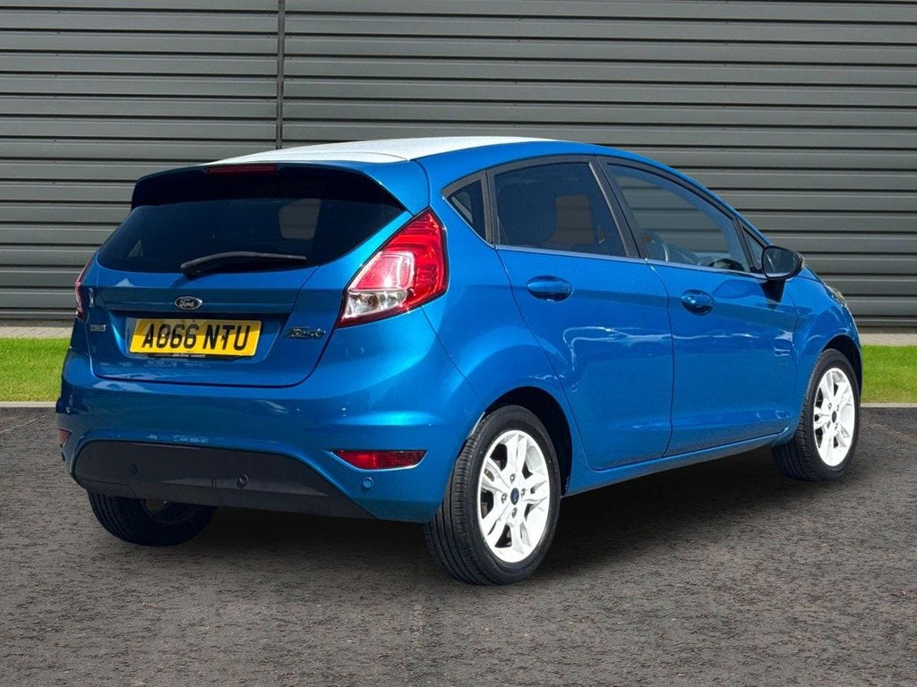 Ford Fiesta 1.0T Ecoboost Zetec Blue Edition Hatchback Pet AO66NTU Blue #3