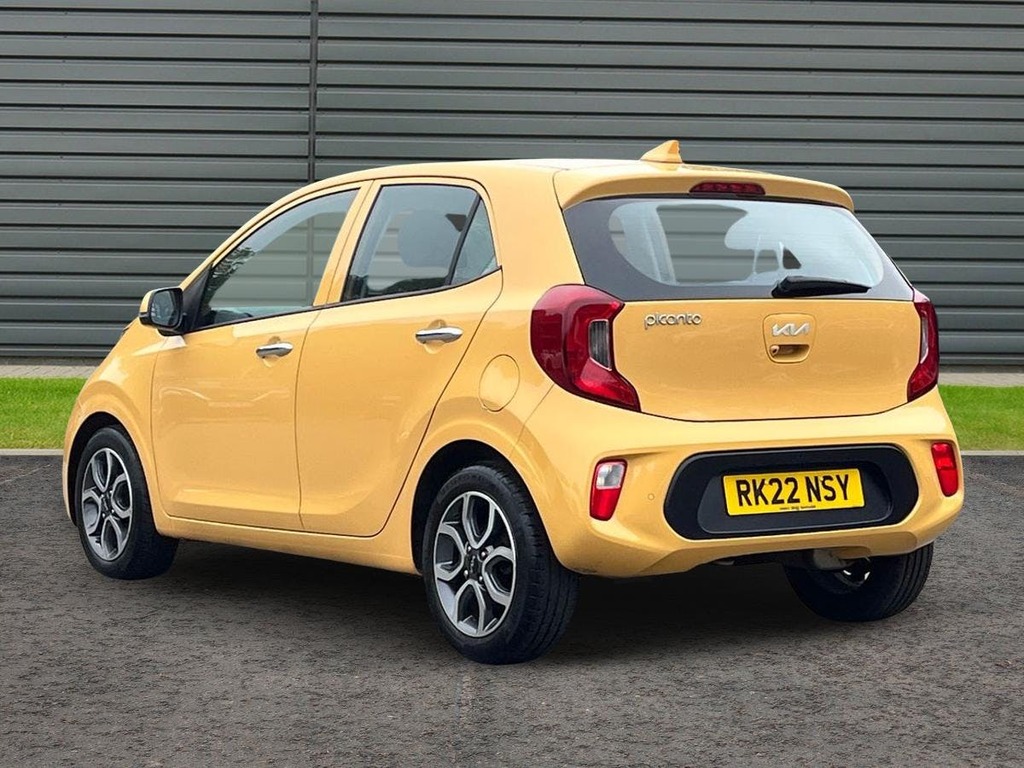 Kia Picanto 1.0 Dpi 3 Hatchback RK22NSY Yellow #5