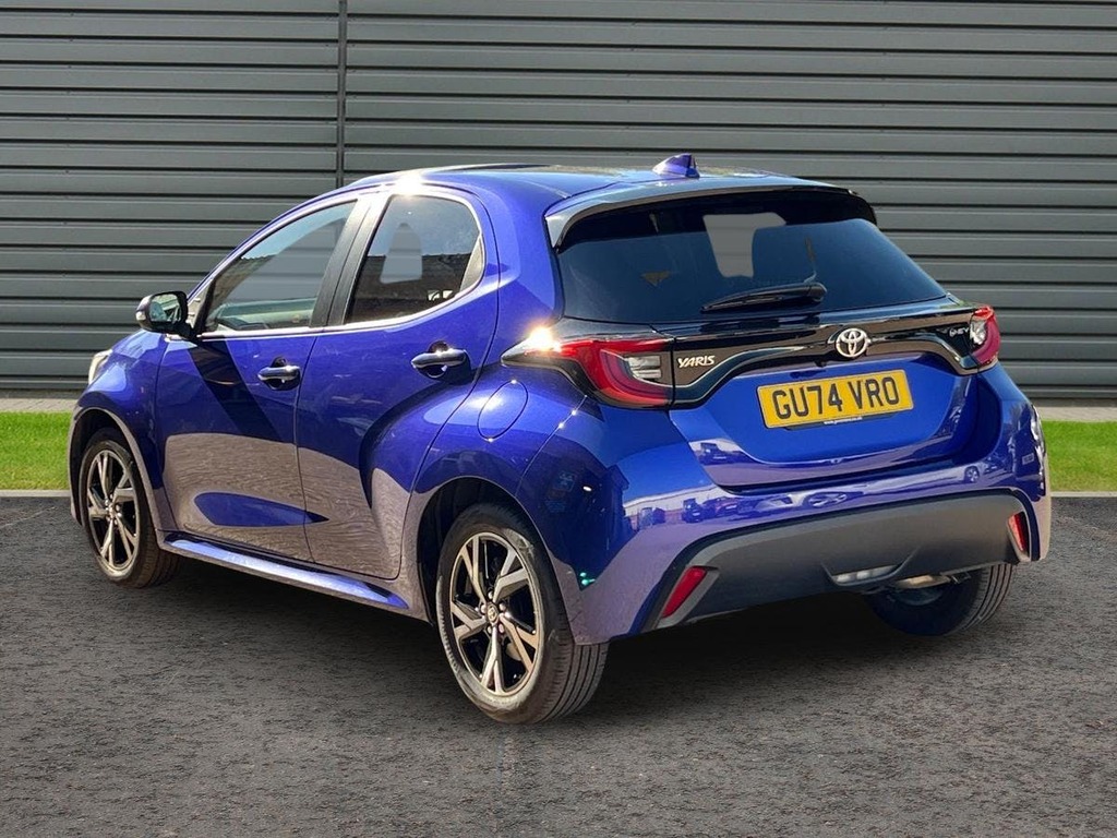 Toyota Yaris 1.5 Vvt-h Design Hatchback Hybrid E Cvt GU74VRO Blue #5