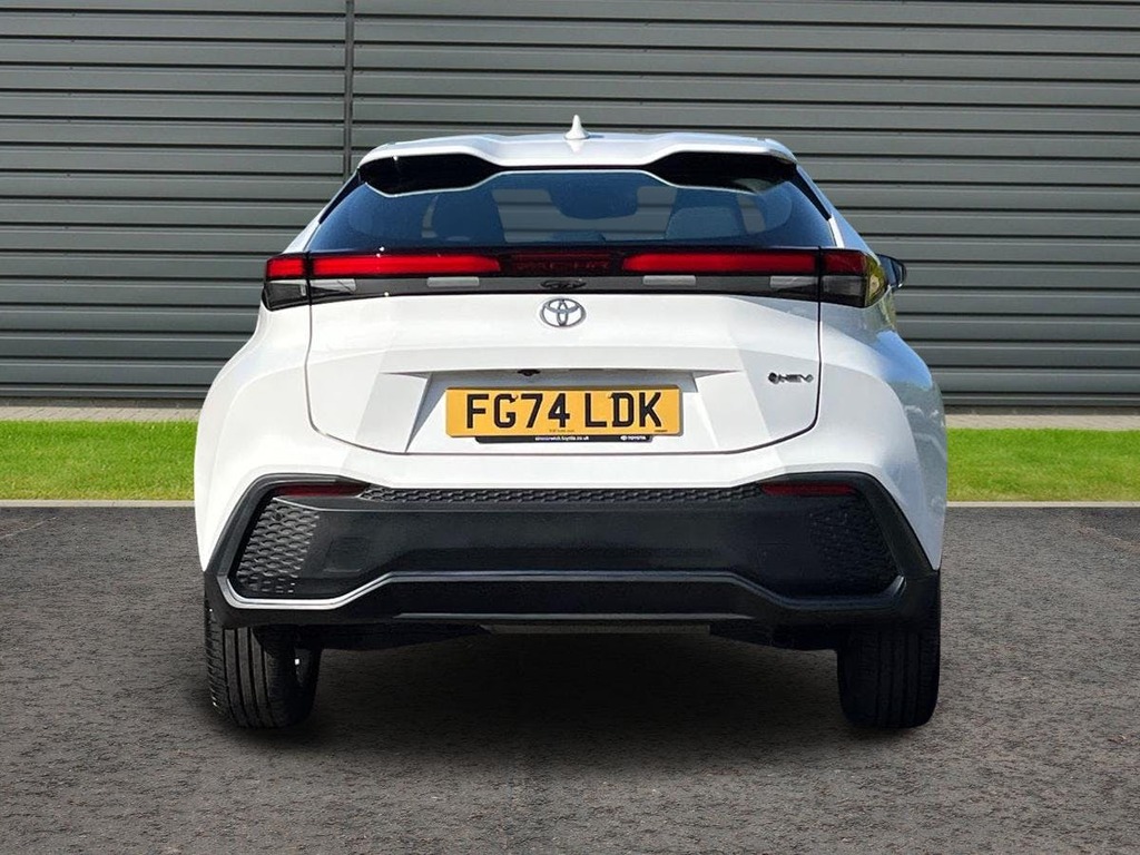 Toyota C-Hr 1.8 Vvt-h Icon Suv Hybrid Cvt White #4