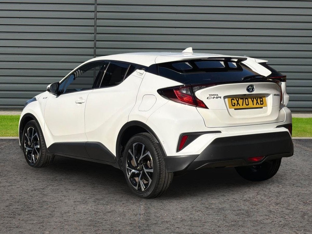 Toyota C-Hr 1.8 Vvt-h Design Suv Hybrid Cvt White #5