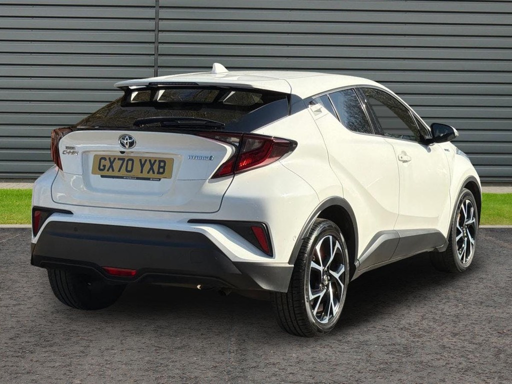 Toyota C-Hr 1.8 Vvt-h Design Suv Hybrid Cvt White #3