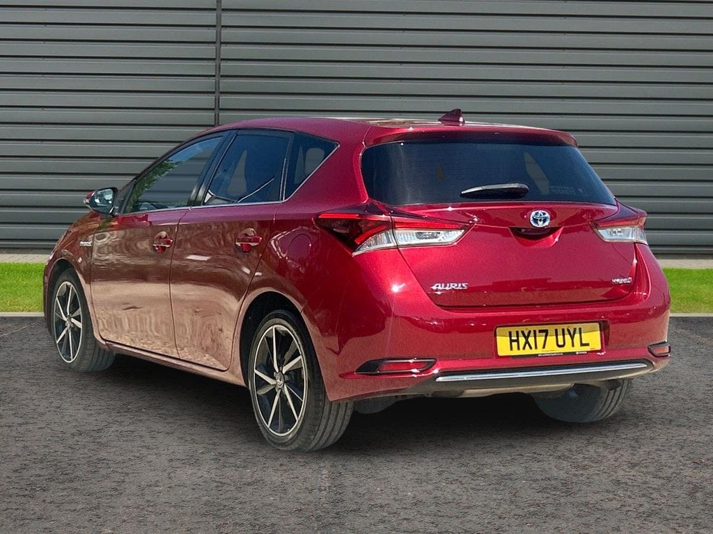 Toyota Auris 1.8 Vvt-h Design Hatchback Hybrid Cvt Red #5