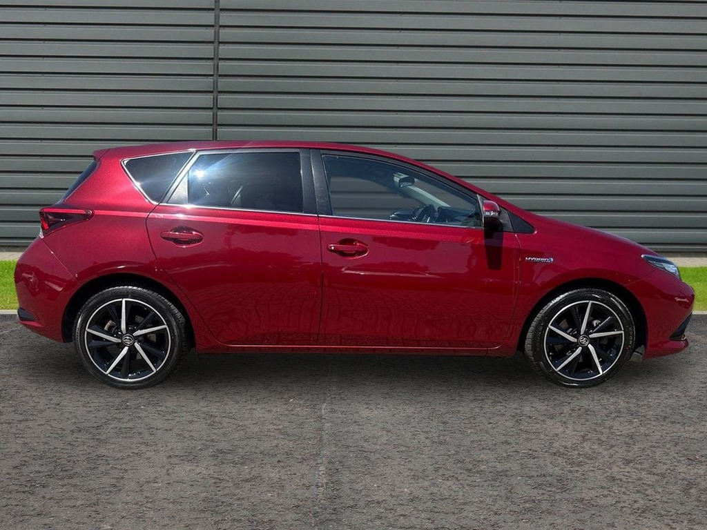 Toyota Auris 1.8 Vvt-h Design Hatchback Hybrid Cvt Red #2