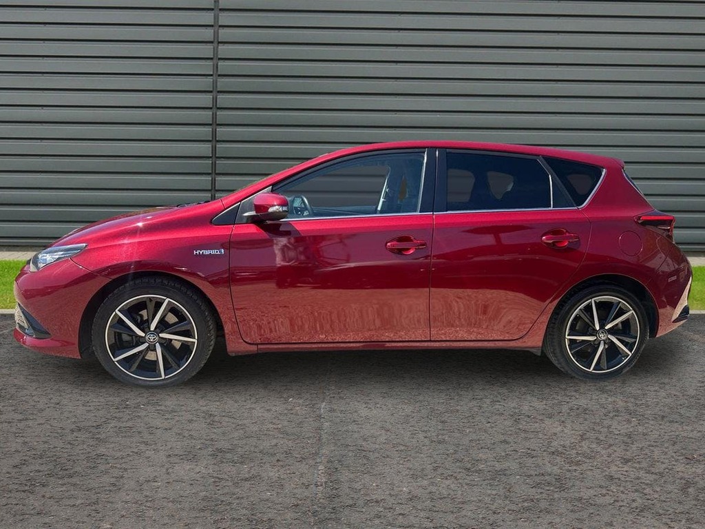Toyota Auris 1.8 Vvt-h Design Hatchback Hybrid Cvt Red #6
