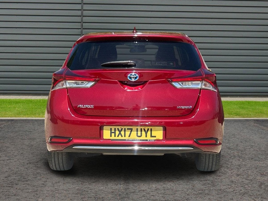 Toyota Auris 1.8 Vvt-h Design Hatchback Hybrid Cvt Red #4