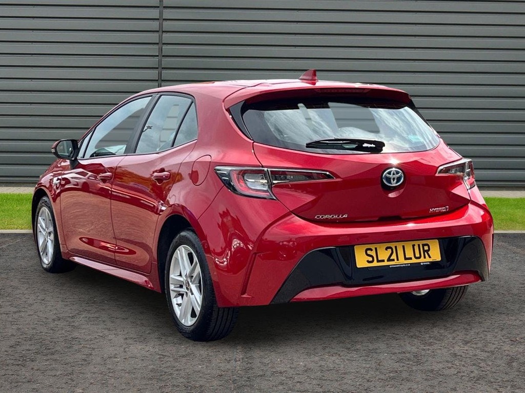 Toyota Corolla 1.8 Vvt-h Icon Tech Hatchback Hybrid C Red #5