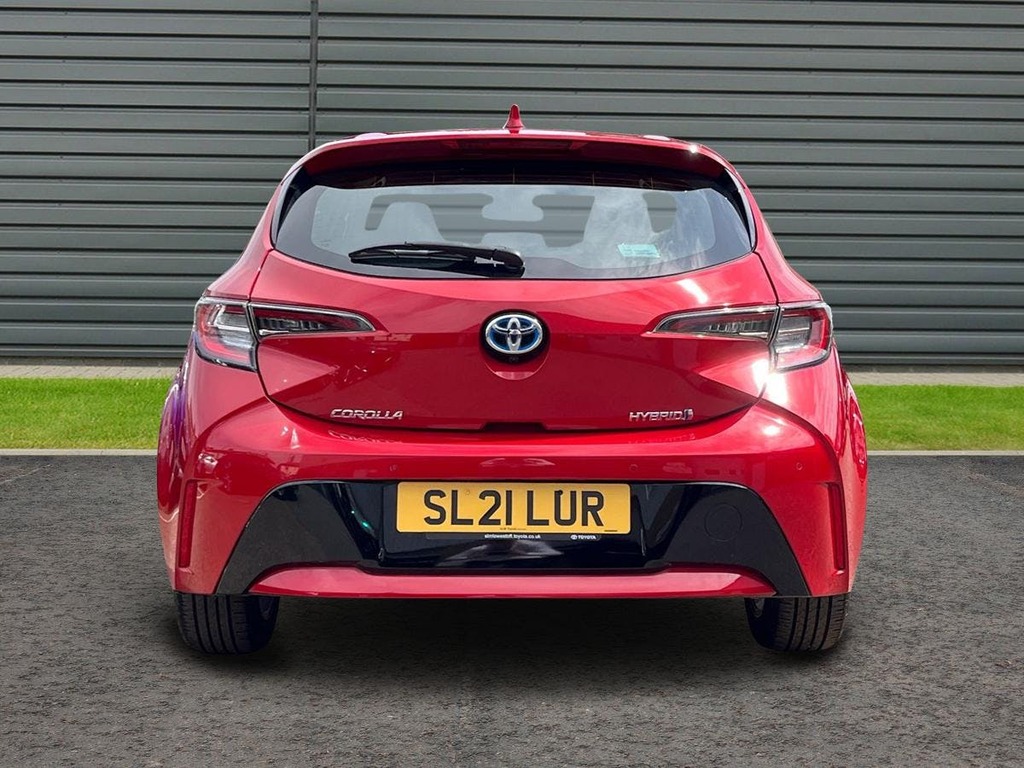 Toyota Corolla 1.8 Vvt-h Icon Tech Hatchback Hybrid C Red #4