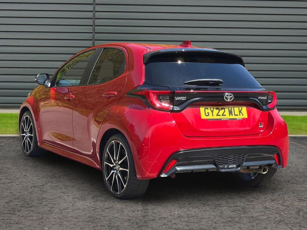 Toyota Yaris 1.5 Vvt-h Gr Sport Hatchback Hybrid E C GY22WLK Red #5