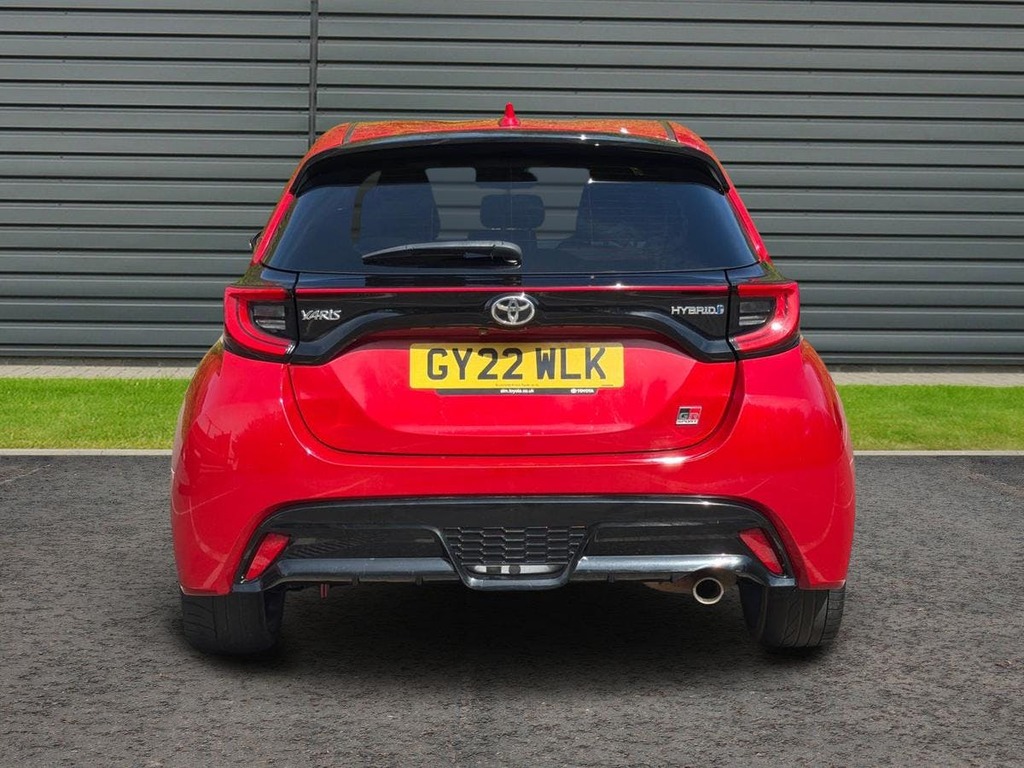 Toyota Yaris 1.5 Vvt-h Gr Sport Hatchback Hybrid E C GY22WLK Red #4