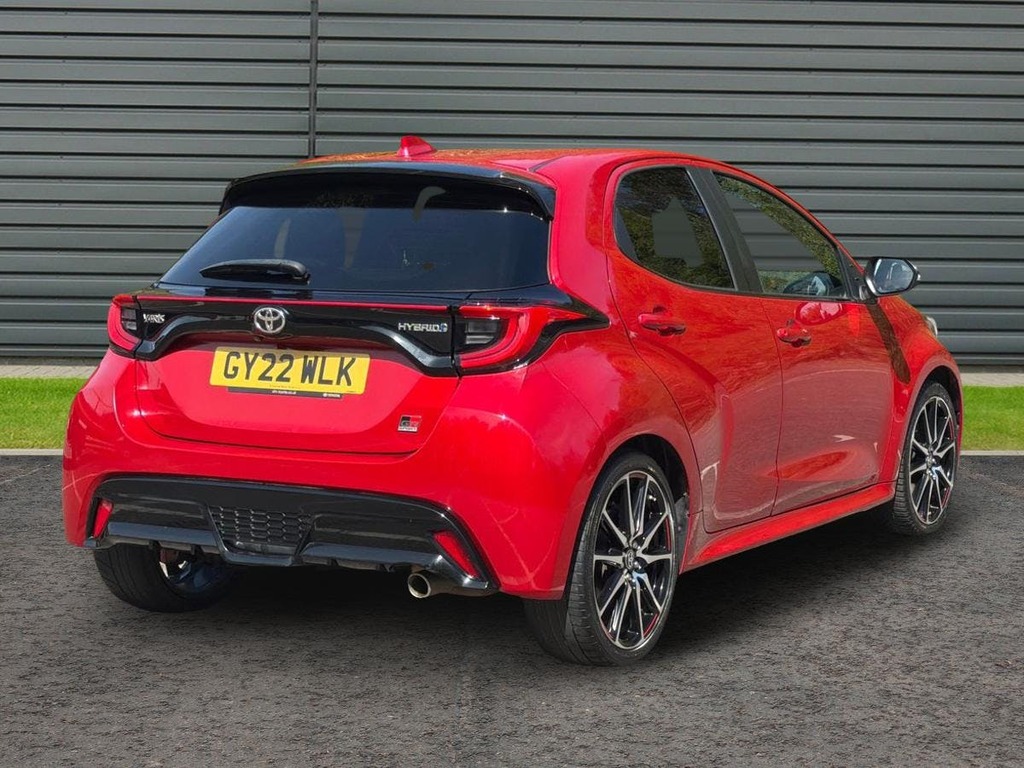 Toyota Yaris 1.5 Vvt-h Gr Sport Hatchback Hybrid E C GY22WLK Red #3