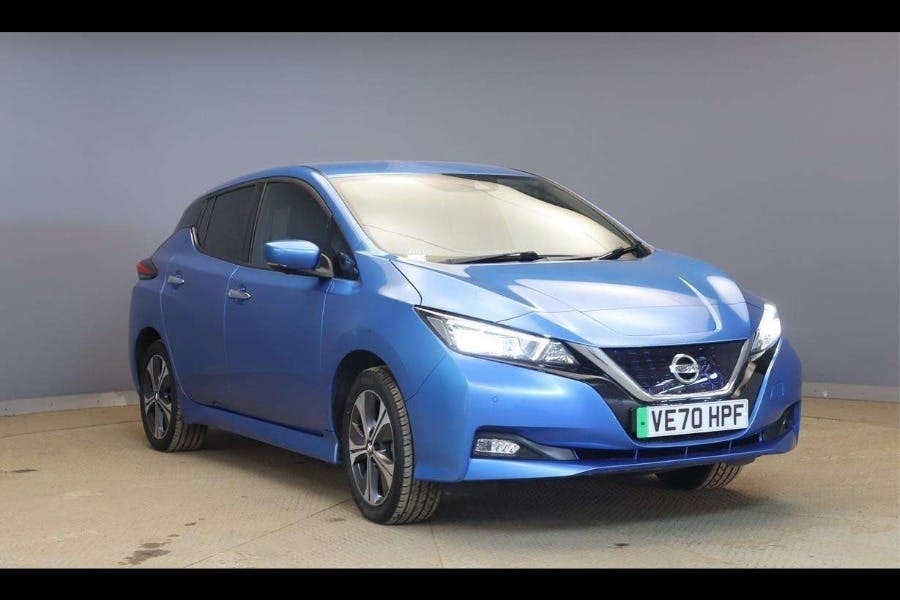 Nissan Leaf 62Kwh E Plus Tekna Hatchback Blue