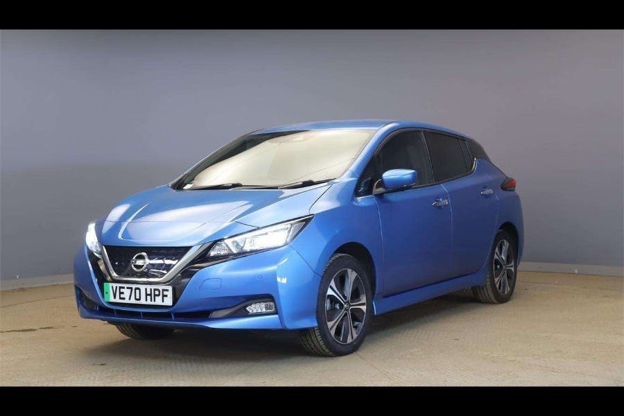 Nissan Leaf 62Kwh E Plus Tekna Hatchback VE70HPF Blue #3