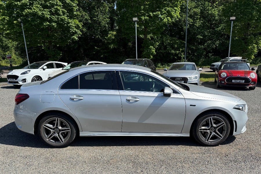 Mercedes-Benz A Class 1.3 A250e 15.6Kwh Amg Line Saloon Plug WR70UEF Silver #2