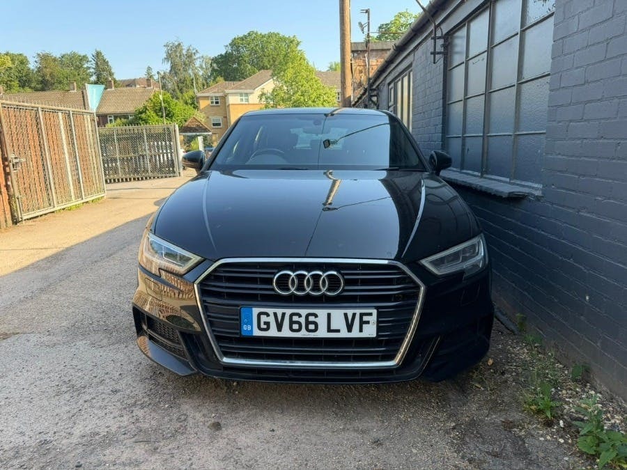 Audi A3 1.4 Tfsi Cod S Line Sportback GV66LVF Black #4
