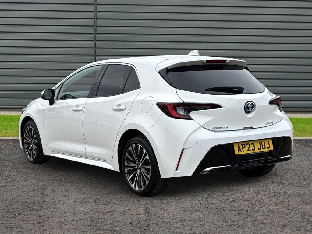 Toyota Corolla 1.8 Vvt-h Design Hatchback Hybrid Cvt AP23JUJ White #5