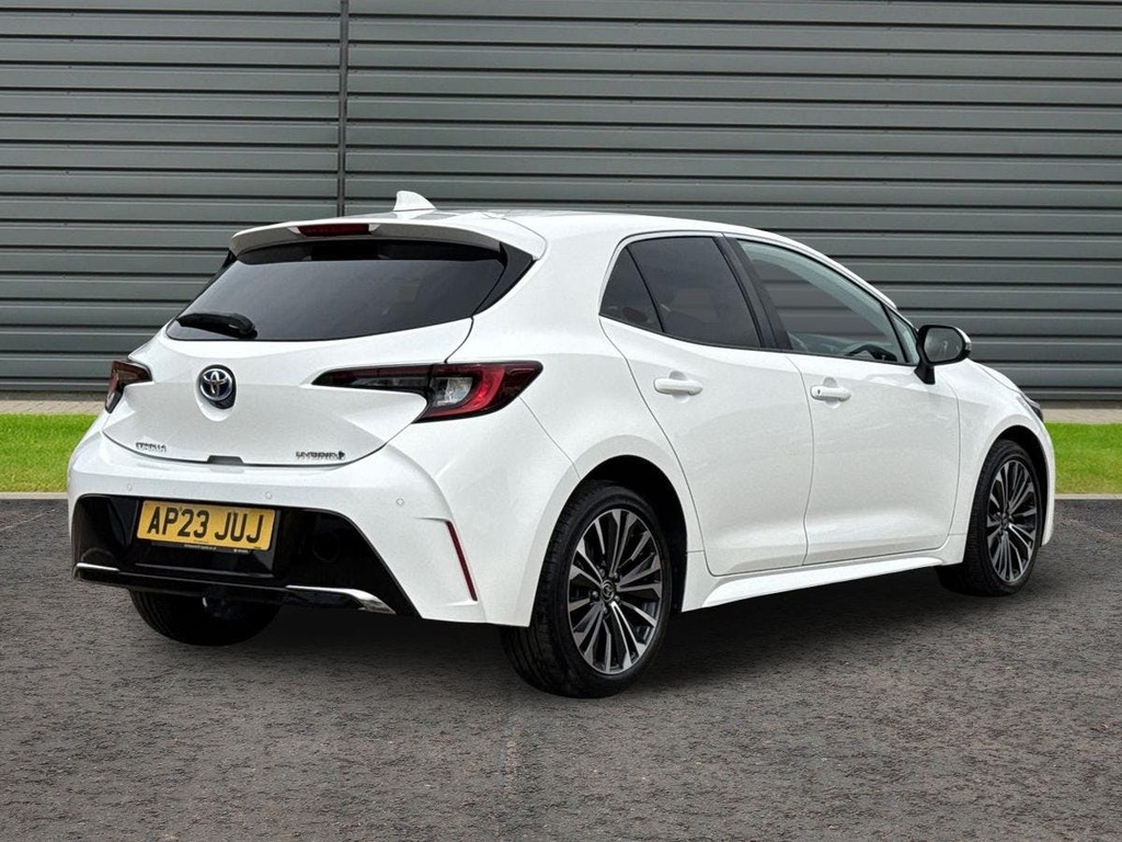 Toyota Corolla 1.8 Vvt-h Design Hatchback Hybrid Cvt AP23JUJ White #3