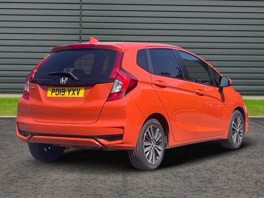 Honda Jazz 1.3 I Vtec Ex Navi Hatchback Cvt PO19YXV Orange #3