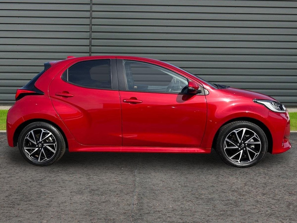 Toyota Yaris 1.5 Vvt-h Design Hatchback Hybrid E Cvt WU23OPF Red #2