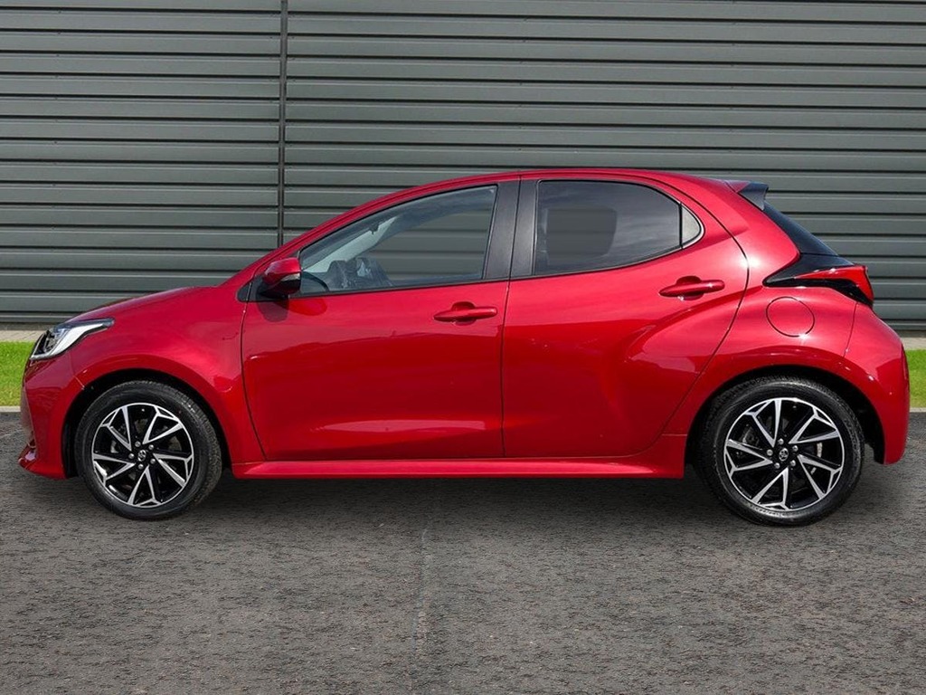 Toyota Yaris 1.5 Vvt-h Design Hatchback Hybrid E Cvt WU23OPF Red #6