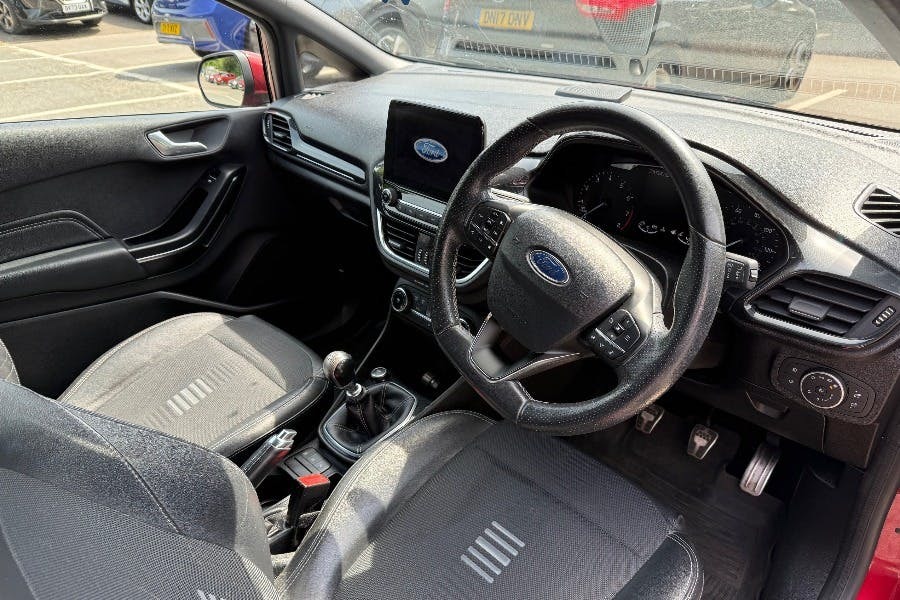 Ford Fiesta 1.0T Ecoboost St Line X Hatchback Manua DS18AHF Red #6