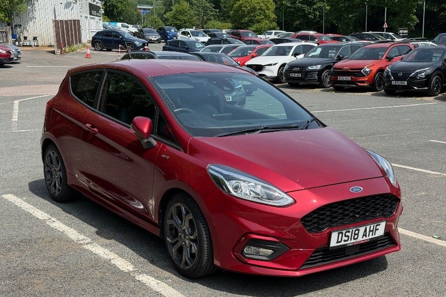 Ford Fiesta 1.0T Ecoboost St Line X Hatchback Manua Red