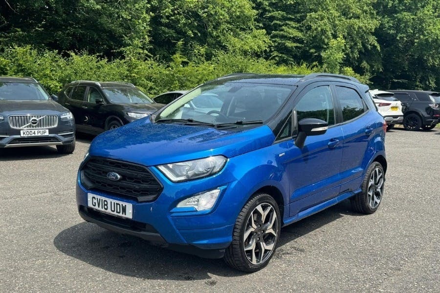 Ford Ecosport 1.0T Ecoboost St Line Suv GV18UDW Blue #2