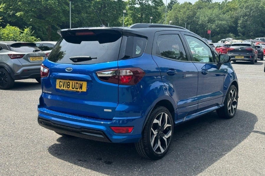 Ford Ecosport 1.0T Ecoboost St Line Suv GV18UDW Blue #4