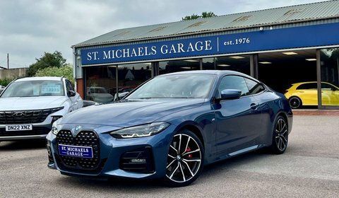BMW 4 Series Coupe Blue
