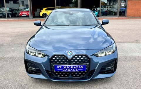 BMW 4 Series Coupe GJ71FFP Blue #5