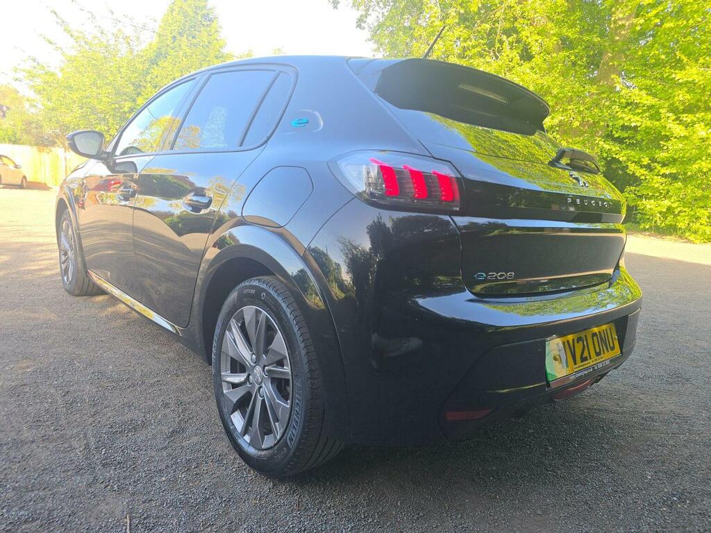 Peugeot e-208 Hatchback 50Kwh Allure Premium 202121 WV21ONU Black #5